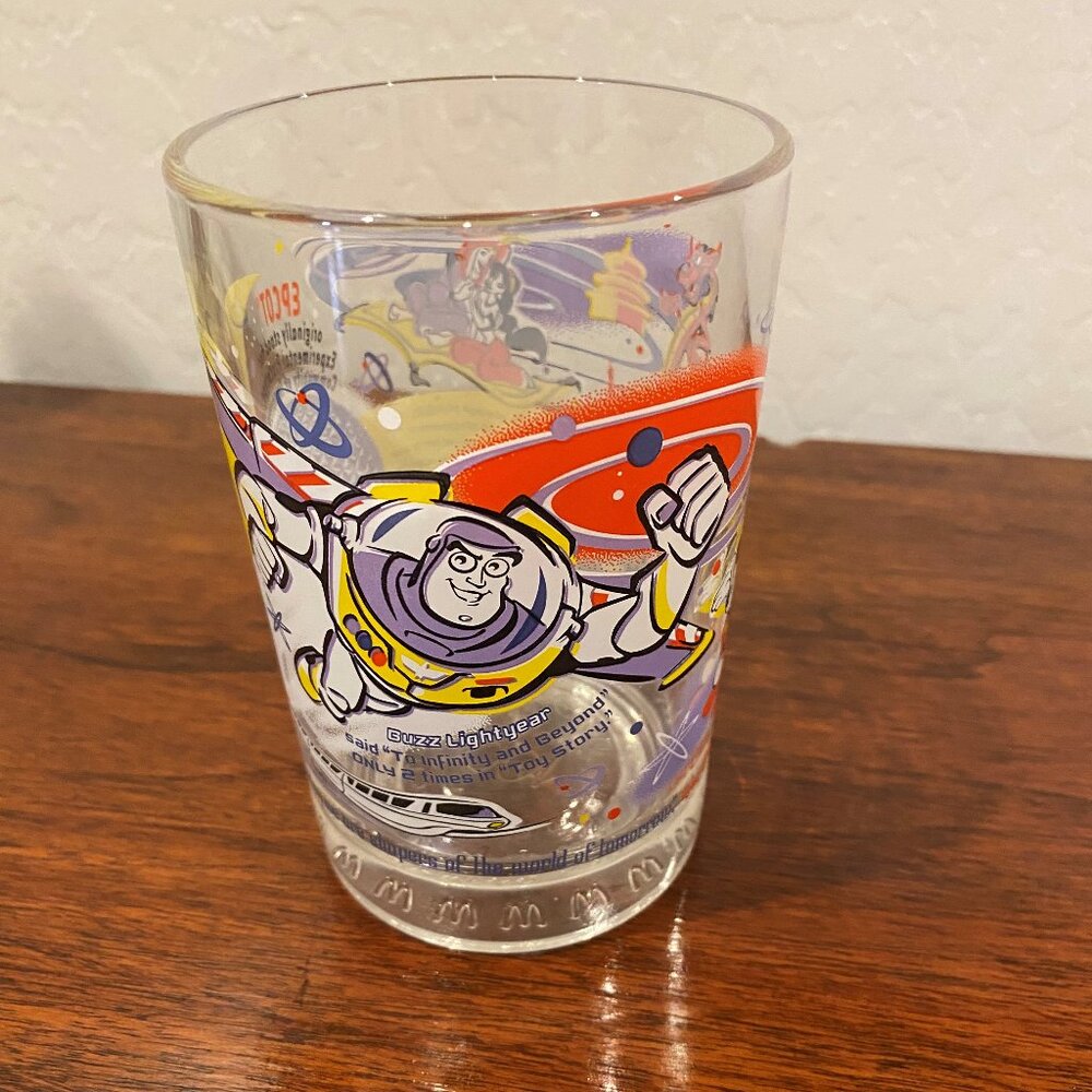 MCDonalds Walt Disney World 100 Years Of Magic Glass  Buz Lightyear glass